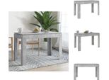 Vidaxl Tavolo Da Pranzo Grigio Cemento 120X60X76 Cm In Legno - Tavoli Da Pranzo