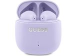 Cuffie Bluetooth Guess Gutwsj14Esgu Tws + Docking Station Viola/Viola Logo Classico Stampato