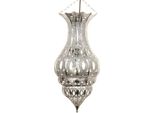 Lampada Orientale Djamir In Argento Altezza 47 Cm | Pezzo Unico Fatto A Mano