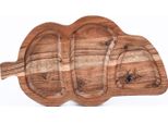 Vassoio Da Portata In Legno Di Acacia Leaf 35X15 Cm