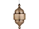 Lampada A Sospensione Orientale Ihdaa Argento 56Cm | Fatto A Mano & Boho