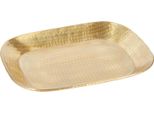 Vassoio Portacandele Scandinavo Lesha Oro 28Cm Quadrato