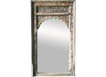 Specchio Vintage Orientale Specchio Da Parete Inara Grigio