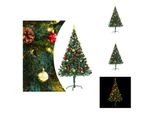 Vidaxl Albero Di Natale Artificiale Con Luci E Decorazioni Verde 150 Cm - Alberi Di Natale