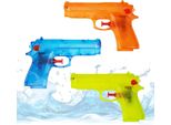 Set Di 3X Pistole Ad Acqua Colorate Da 12 Cm - Portata Extra Lunga - Pistola A Spruzzo Piccola Mini - Pistola Ad Acqua Per Bambini