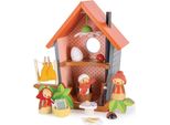 Tender Leaf Pettirosso Giocattolo In Legno Scatola Nido Gioco Educativo Per Bambini