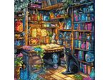 Kit Per Ricamo A Punto Croce Letistitch "Enchanting Library"", Schema Contato, 29X29Cm"