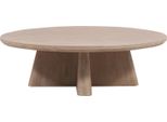 Tavolino Adelina Ø 120 Cm In Legno Massiccio Di Mango In Stile Scandi