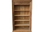 Orientale Scaffale Biblioteca In Legno Massello Mobile Intagliato A Mano