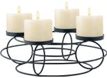 Moderna Corona D'avvento Decorativa Portacandele Decorazione Natalizia Rosew Black