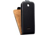 Slim Flexi Fresh Flip Phone Case Per Nokia 225 Nero