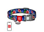 Collare In Nylon Con Codice Qr Per Cani Waudog Fig, Taglia M