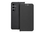 Custodia / Cover Per Samsung Galaxy S24 Plus Nero - Libro Luna Book Carbon
