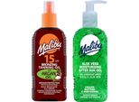 Malibu Bronzing Oil SPF15 200 Ml + Gel Di Aloe Dopo Abbronzatura 200 Ml