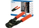 Logilink Professional WZ0004 Pinza Per Crimpare RJ45 Logilink Con Tagliacavi E Spelafili