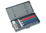 Set Di Affilatura Lansky, Con 3 Mole, Grossolana, Media, Fine, Incl. Morsetto, Aste Di Guida, Olio Per Affilatura, Scatola Di Trasporto