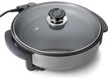Tristar | PZ-2963 | Padella Multifunzione Per Grigliare | Diametro 30 Cm | Manico Fisso | Nero