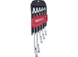 Ks Tools Duo Gear Set Di Chiavi Combinate, Funzione Cricchetto Aperto, 5 Pezzi, Reversibile (503.5905)