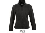 Sols 54500 | Giacca In Pile Da Donna North Con Pile Anti-Pilling - Colore: Nero - Taglia: Xxl