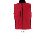Sols 46601 | Gilet Senza Maniche Softshell Rallye / Scaldacorpo Da Uomo - Colore: Pepper Red - Taglia: Xxl