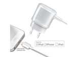 Celly TCIP5 Caricabatterie Con Connettore Lightning Da Parete Bianco