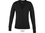 Sols 90012 | Golden Donna Cardigan Con Scollo A V - Colore: Nero - Taglia: Xxl