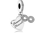 Pandora Ciondolo Cuore Amici Per Sempre 791948CZ Ciondolo