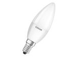 Osram Led Lampadina Value Classic Candle 5,7W = 40W E14 Opaco 470Lm Bianco Caldo 2700K