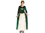 Abito Da Principessa Medievale Modello Carnevale Fantasia Corona Vintage Abito In Velluto Costume Tradizionale Rinascimentale Regina Glamour Celebrazione, Taglia: 38 - 40 (M) Colore: Verde