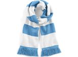 Beechfield B479 | Sciarpa Varsity / Sciarpa Invernale Da Uomo - Colore: Azzurro/Bianco - Taglia: Unica
