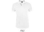 Sols 00574 | Polo Da Uomo Portland - Colore: Bianco/Grigio (Tinta Unita) - Taglia: M