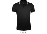 Sols 00577 | Polo Uomo Pasadena - Colore: Nero/Bianco - Taglia: Xl