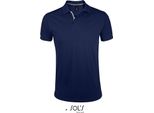 Sols 00574 | Polo Da Uomo Portland - Colore: French Navy/Grigio (Tinta Unita) - Taglia: 3XL