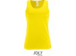 Sols 02117 | Canotta Sportiva Da Donna - Colore: Giallo Neon - Taglia: Xl