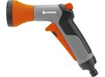 Gardena Doccia Ad Azione Irrigua - Attacco Pistola/Irrigatore - Nero - Grigio - Arancione (18299-32)