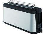 Tefal Tostapane TL4308 Elemento A Fessura Lunga 1000W Acciaio Inox/Nero
