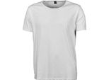 Tee Jays 5060 | Maglietta Da Uomo Con Bordi Grezzi / 100% Cotone Pettinato Ring-Spun - Colore: Bianco - Taglia: 3XL