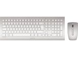 Cherry Dw 8000 - Tastatur-Und-Maus-Set - Kabellos - 2,4 Ghz - Frankreich - Weiß, Silber (JD-0310FR)