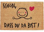 Relaxdays 10023841_0 Relaxdays Kokosmatte Braun 40,0 X 60,0 Cm