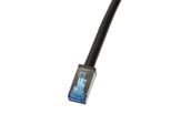 Logilink Professional CQ7083S Cavo Patch Per Esterni Logilink, Cat. 6A, S/Ftp, 7,5 M, Nero