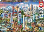 Educa Puzzle Meraviglie Del Nord America 1500 Pezzi