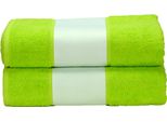 A&R AR081 | Badetuch Subli-Me® Asciugamano Da Bagno, 70 X 140 Cm - Farbe: Verde Lime - Misura: 70 X 140 Cm