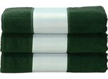 A&R AR080 | Asciugamano Subli-Me®, 50 X 100 Cm - Colore: Verde Scuro - Dimensioni: 50 X 100 Cm