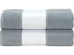 A&R AR081 | Badetuch Subli-Me® Asciugamano Da Bagno, 70 X 140 Cm - Farbe: Grigio Antracite - Lunghezza: 70 X 140 Cm