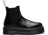 Dr. Martens 2976 Polished Smooth Platform Chelsea Boots - Schwarz, 3