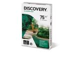 Discovery 83427A75S Carta Copiativa Discovery - A4, Senza Legno, 75 G/M², Bianca, 500 Fogli