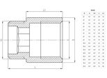 Messing-VerläNgerungsgewinde Wz 1/2''X10Mm'' - H/Zm-11-210