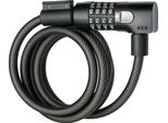 Axa Serratura A Cavo Resolute 150/10 Code, Lunghezza 150 Cm, Ø 10 Mm, Nero