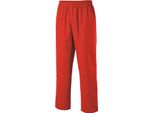 Exner 33075 | Pantaloni Chirurgici Unisex, Una Tasca Posteriore, Vita Elasticizzata - Colore: Rosso - Taglia: Xxl