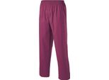 Exner 33075 | Pantaloni Chirurgici Unisex, Una Tasca Posteriore, Vita Elasticizzata - Colore: Bordeaux - Taglia: 4XL
